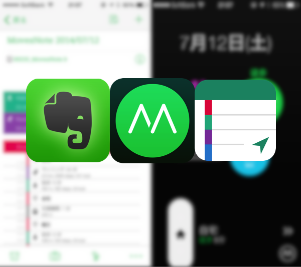 MovesのログをEvernoteに保存するならMovesNote / アプリ連携簡単だし、保存後の表示が見やすいし、保存は2タップ！